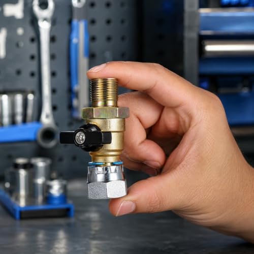 Universal Front Wheel Air Brake Cutoff Valve 18mm Thread Metal - Image 3