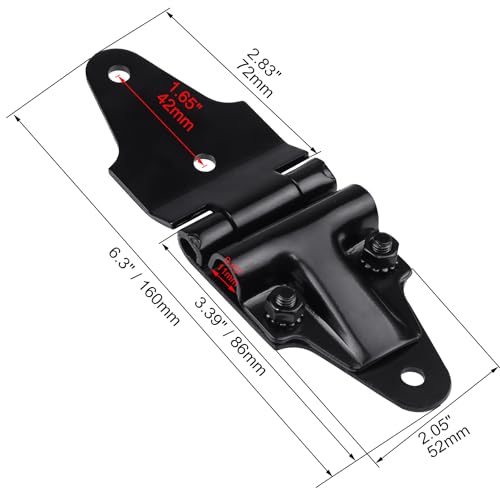 Roll Up Door End Hinge with Nylon Roller (2.00") for Cargo - Image 3
