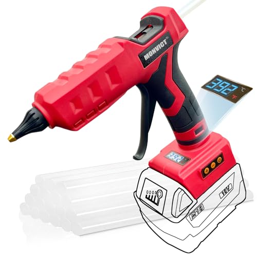 100W Cordless Glue Gun for Milwaukee 18V Battery, Upgraded - Image 2
