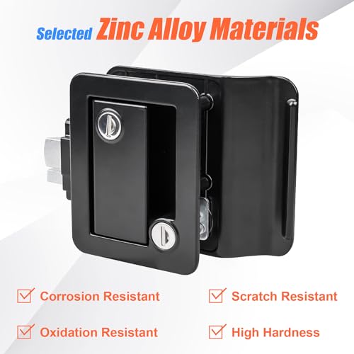 Black RV Door Lock Replacement, Upgraded RV Door Latch - Image 4