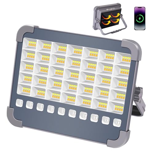 MASMEJOR Rechargeable Work Light Solar, 10000LM - Image 2