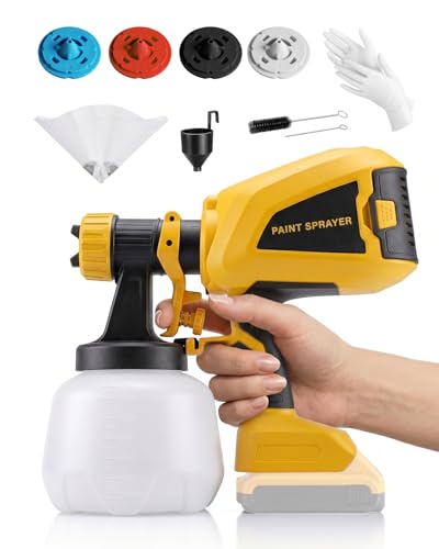 Cordless Paint Sprayer Fits for DEWALT 20V MAX Battery (No - Image 2