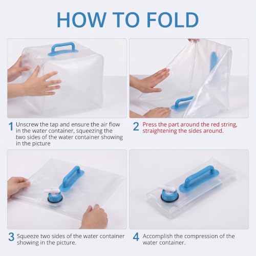 5.3 Gallon Collapsible Water Containers with Spigot, BPA Free - Image 5