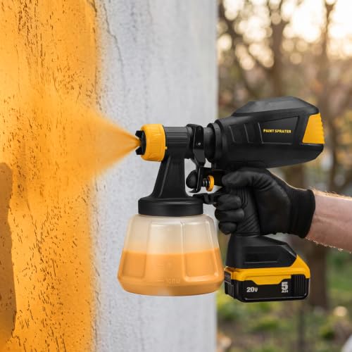 Cordless Paint Sprayer Compatible with DeWalt 20V | Home Repair - Image 3