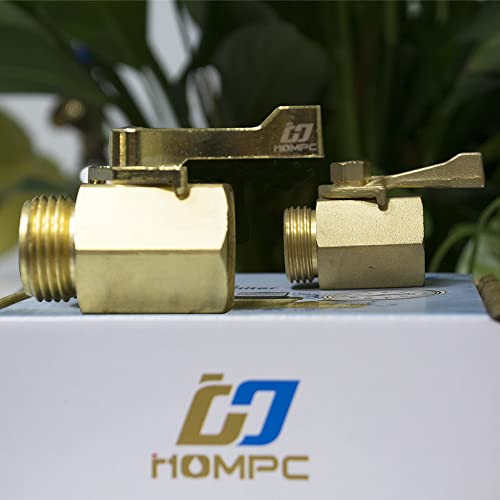 Super Heavy Duty 3/4" Brass Shut Off Valve Garden Hose Shut Off - Image 5