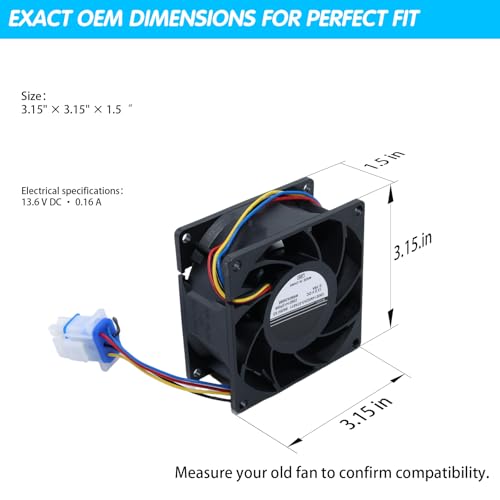 GFE28GMKBES GFE28GSKBSS GFE28GSKJSS GFE28GSKHSS Evaporator Fan - Image 3