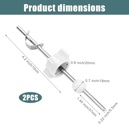 PEUTIER 4 Sink Ball/Pivot Rod Parts Bathroom Sink Drain - Image 4