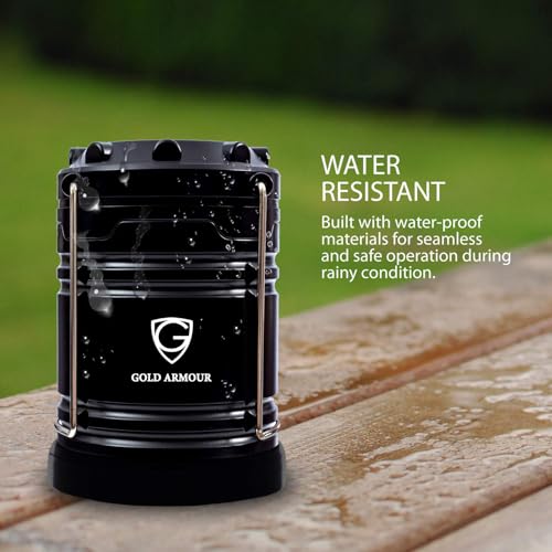 Gold Armour Camping Lantern, Battery Powered LED Lanterns - Image 7