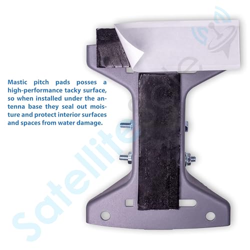 SatelliteSale Universal 1-1/2” x 5” Roof Mastic Pitch Pads Pack - Image 5