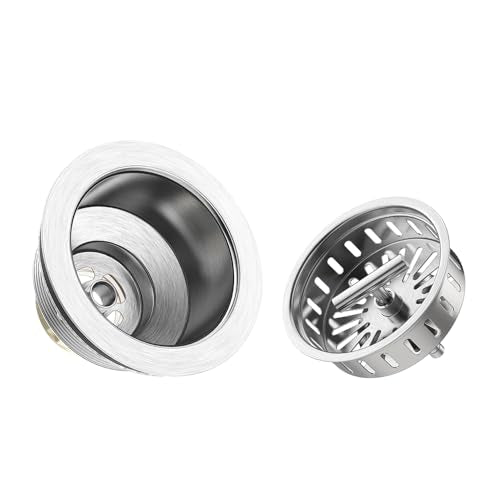 KONE Kitchen Sink Drain Sink Strainer 3-1/2 Inch Drain - Image 7
