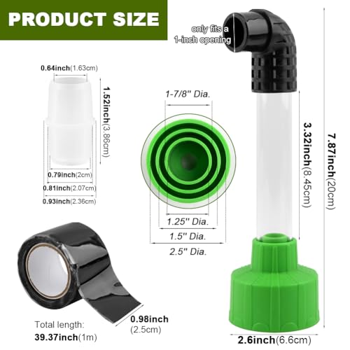 ABS Drain Line Cleaner Adapter, Universal HVAC to PVC AC - Image 3