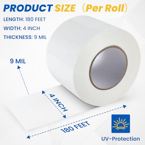 3 Rolls Vapor Barrier Tape,4" x 180 ft - Image 3