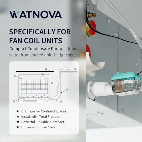 WATNOVA Mini Split HVAC Condensate Pump, 6GPH 100/240V - Image 6