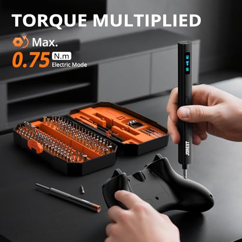 JOREST 155 in 1 Mini Electric Screwdriver, Precision Power - Image 3