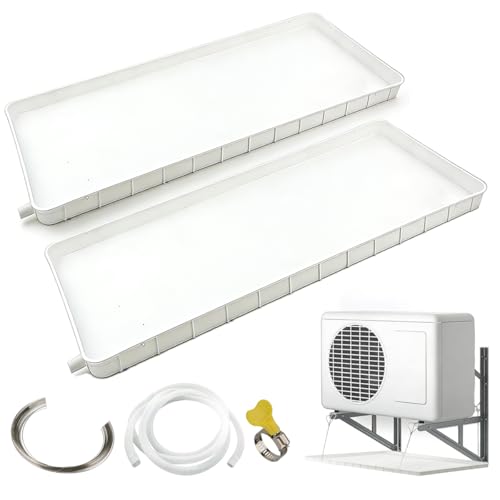 Air Conditioner Drip Tray Kit with Draining Hole and Hose - Image 2