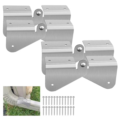 2 Pcs Gutter Extension Hinge, Downspout Extension Flip-Up Hinge - Image 2