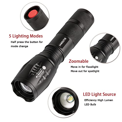 JARDLITE LED Emergency Handheld Flashlight, 4 Pack - Image 5