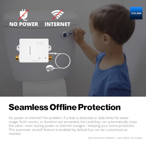 YoLink LeakStop 1-Channel Auto Shutoff Valve | Bathroom Essentials - Image 7