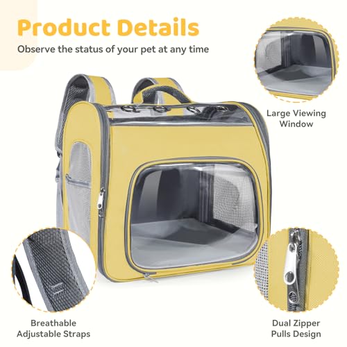 Airline Approved Cat Soft-Sided Carrier Backpack Up to 12 - Image 5