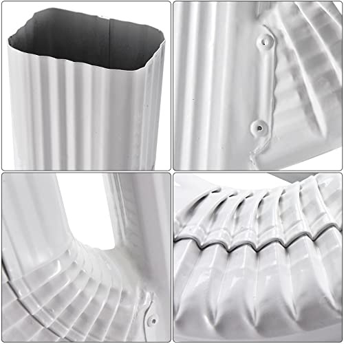 VYH Downspout Gutter Y Left Connector 2x3 Upright High Gloss - Image 7