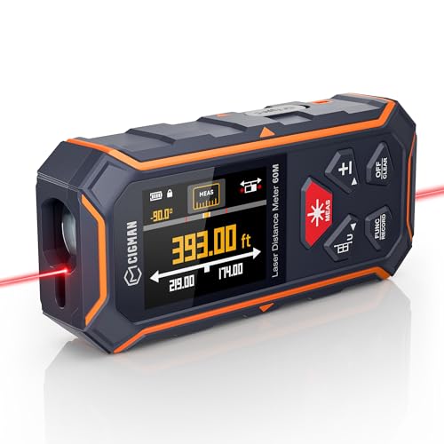 CIGMAN Dual Laser Measuring Tool, 393Ft Laser Measure - Image 2