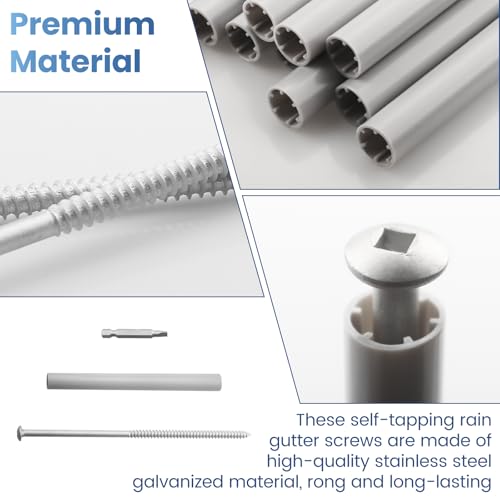 15 Pack Gutter Screw 33047PK 7-Inch Screw & Plastic - Image 4