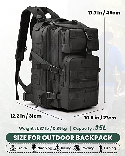 Vihir Multi-Purpose Military Tactical Backpack for Hiking - Image 3