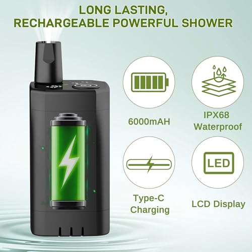 Portable Camping Shower Kit, Outdoor Camp Shower Pump - Image 3