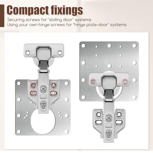 60PCS Cabinet Hinge Repair Plate, Stainless Steel Hinge | Home Repair - Image 7