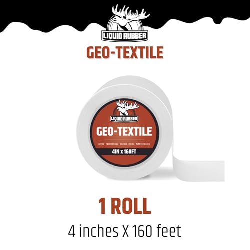 Liquid Rubber Geo-Textile Fabric Roll, 4 Inch x 160 Foot - Image 7