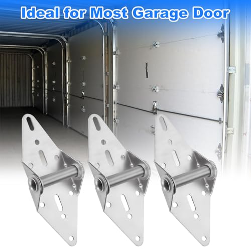 12 Pcs Garage Door Hinges with Galvanized Finish, 2.7" × 7" Heavy - Image 6