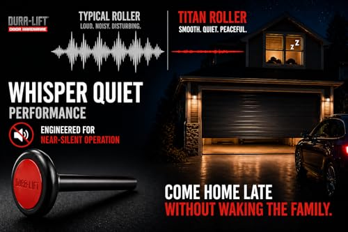 Titan Premium Quiet Nylon Garage Door Rollers, 2 in. Wheel - Image 6