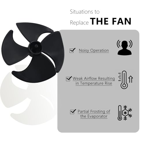 242219302 Refrigerator Evaporator Motor Fan Blade - Image 5