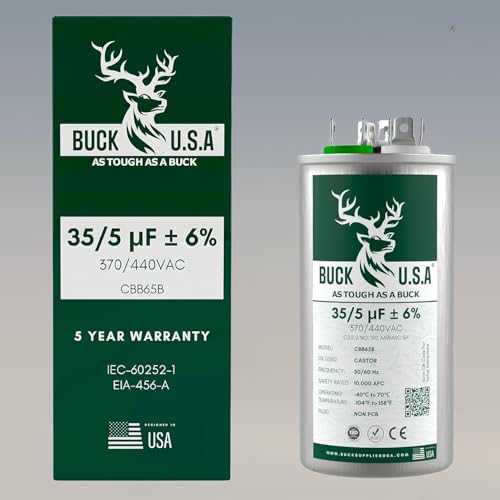 Buck 35+5uF 35/5 MFD ±6% CBB65B Dual Run Round Start | Pet Essentials - Image 8