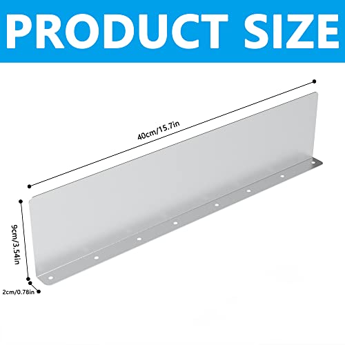 4 Pcs Gutter Valley Splash Guards, Straight Rain Drip Gutter - Image 3