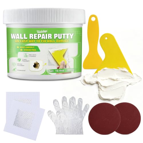 Drywall Repair Kit, 10.6oz Spackle Paste with Patches & | Home Repair - Image 2