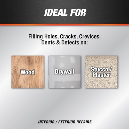 DAP Patch-N-Paint Lightweight Spackling, White, 8 Oz (7079801602) - Image 5