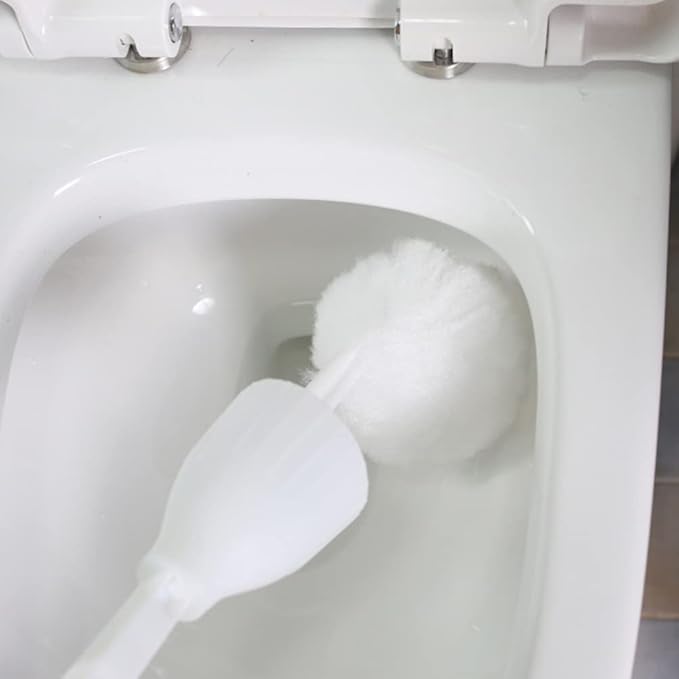 Efficient Cleaning High-Grade Material Toilet Brush Black Toilet Bowl Scrubber Brush