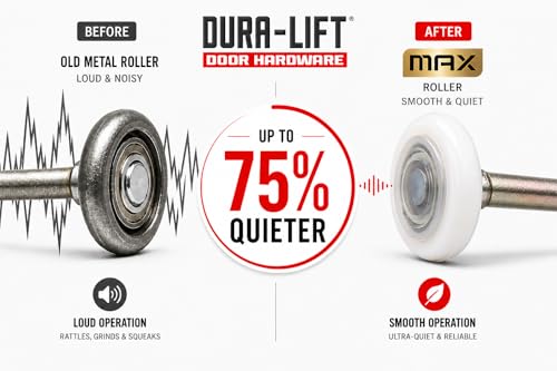 Ultra-Life MAX 2" Sealed 6200ZZ Bearing Nylon Garage Door Roller - Image 6