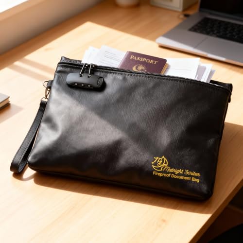 Fireproof Waterproof Document Bag | Travel Document Holder - Image 3