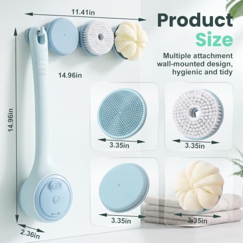 Electric Body Scrubber, Electric Body Brush for Shower - Image 3