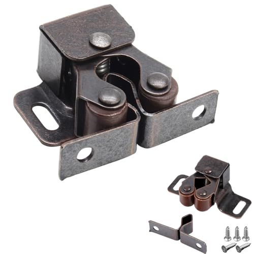 6 Pack Cabinet Latch - Double Roller Catch Hardware - Image 2