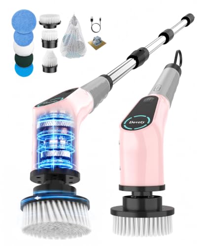 Dovety Electric Spin Scrubber, Extendable Handle - Image 2
