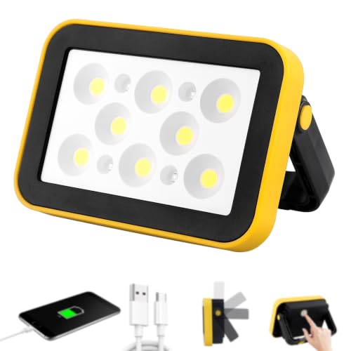USB Rechargeable Flood Light, COB Work Light with 5 Light Modes - Image 2