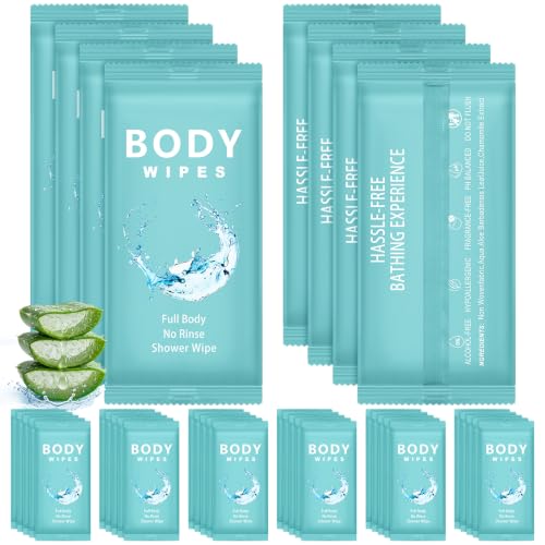 Treela 300 Pcs Large Body Wipes Bulk Deodorant, 7.09" X 9.84" - Image 2