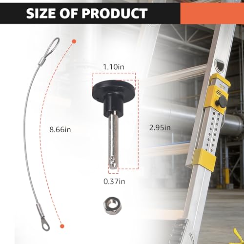 36-44 Extension Ladder Pin Kit for Werner Ladders Equalizer Part - Image 3