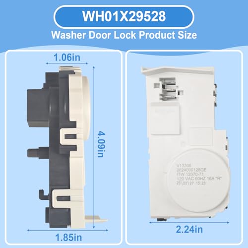 WH01X29528 Washer Door Lock Compatible with GE Front Load - Image 3