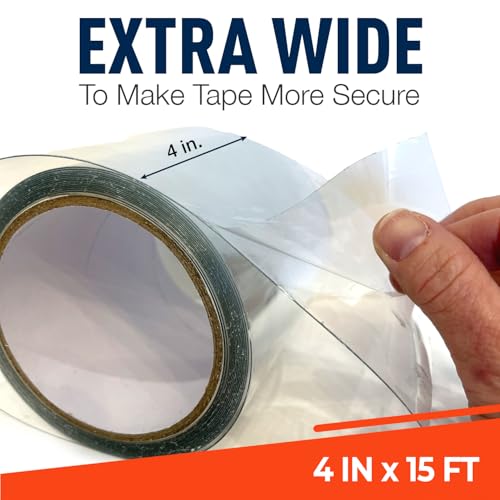Firebelly Clear Waterproof Tape for Leaks, Pool Patch - Image 3