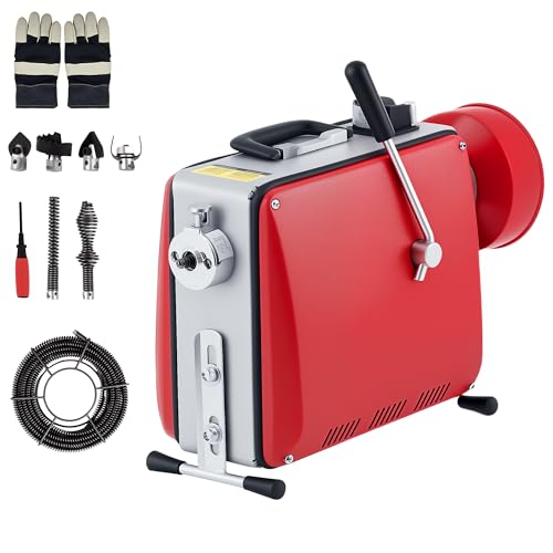 Garvee Portable Drain Cleaner Machine Electric Drain Drill - Image 2