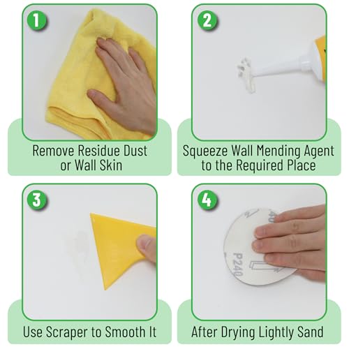 Bates- Drywall Repair Kit, 2 pcs of Wall Spackle Repair | Home Repair - Image 5